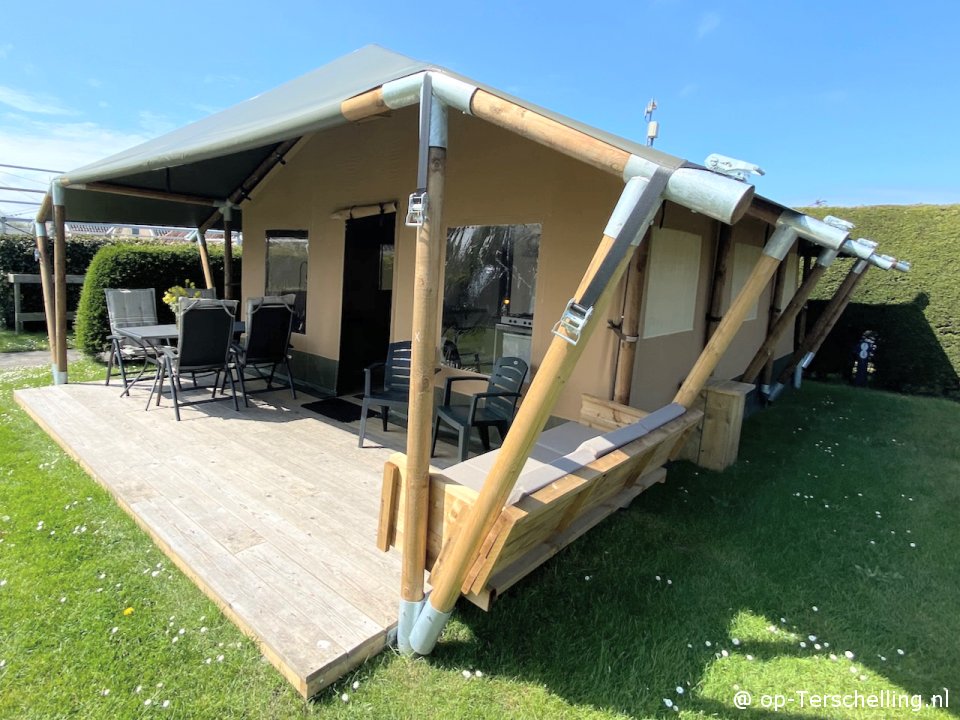 Klik hier voor meer informatie over Tent(huis) Huurtent 6p safaricottage vakantiepark Mast